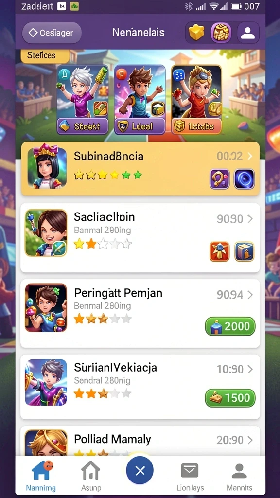 sm605 - Tampilan awal game yang menarik perhatian.